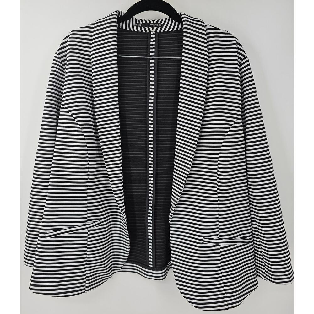 MAURICES Striped Blazer Jacket Womens Size XXL